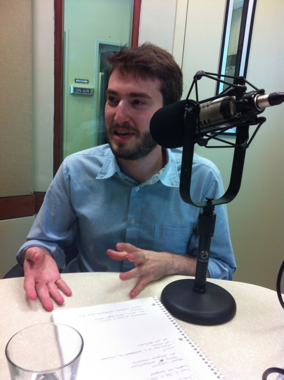 Josh Kramer, editor of The Cartoon Picayune (Photo by Michael O'Connell)