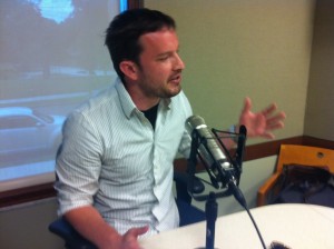 Jason Fraley is a movie critic for WTOP. (Photo by Michael O'Connell)