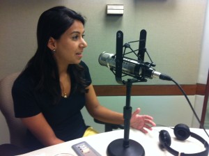 Aisha Chowdhry started her journalism career by filming a documentary in Pakistan. (Photo by Michael O'Connell)