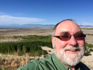 It's All Journalism Producer Michael O'Connell at the Great Salt Lake.