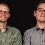 Associate Professor Jeremy Lurgio and Assistant Professor Jason Begay of the University of Montana School of Journalism.